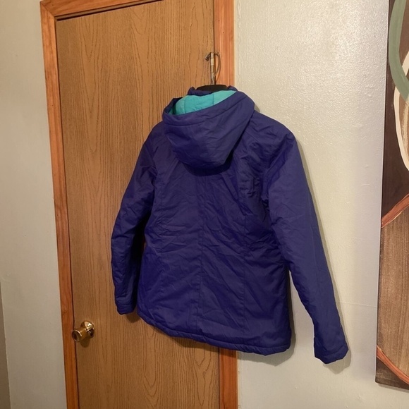 Gerry Medium Solid Purple Full-Zip Long Sleeve Hooded Jacket - EUC - Picture 2 of 4